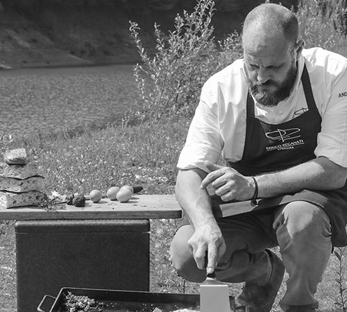 Chef 1 stella Michelin Errico Recanati Ristorante Andreina, Loreto (AN)